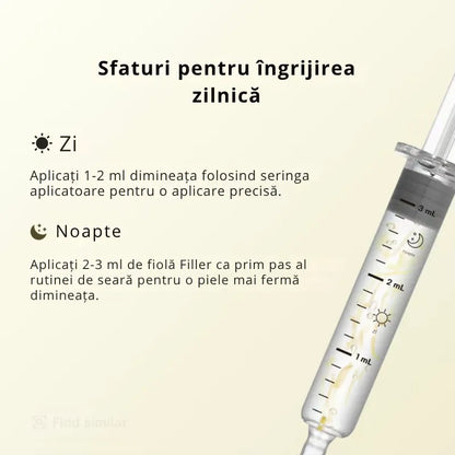 Fiole lifting coreeană cu peptide din mătase